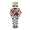 Rolex Lady-Datejust 28 Oystersteel and Everose Gold Women's Watch 279171-0011