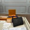 LV embossed wallet card holder