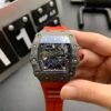 Richard Mille RM35-02 Carbon Fiber Skeleton Dial Mens Watch