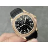Patek Philippe Aquanaut 5167R-001 RG 3KF Best Edition Brown Dial on Black Rubber Strap A324 Super Clone V2