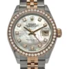 Christmas Promotion -Rolex Lady Datejust 28mm Everose Diamond Bezel Two-Tone 279381 For Women New