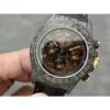 Rolex DIW Modified Datona Carbon Fiber Brown Gold Dial Swiss 4130 Movement