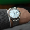Rolex Oyster Perpetual Day-Date President 40mm in Platinum with Ice-Blue Dial Men's Watch 228236-0012 Brand New