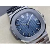 Nautilus 5811/1G 3K factory 1:1 Best Edition Blue Textured Dial on SS Bracelet A330 Super Clone