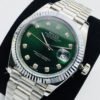 Rolex Datejust Green Dial Diamond White Gold Jubilee Bracelet Swiss Clone Movement