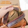 Round cake one-shoulder crossbody women's bag Specifications: 21*20*7cm