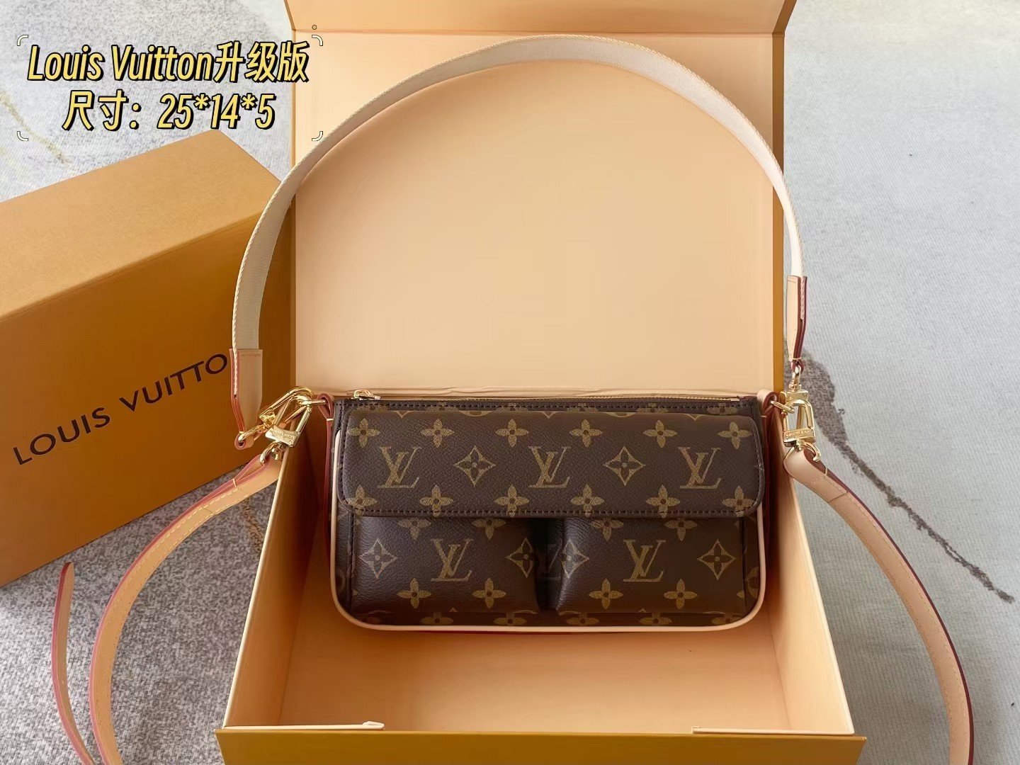 New Camel Tote Bag Shoulder Bag Specification: 25*14*5cm
