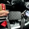 Shoulder Crossbody Bag Chest Bag Men's Black Size 18.5/11/6.5cm