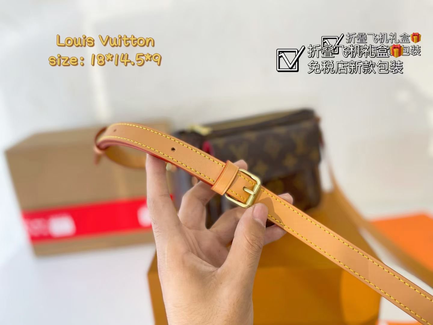 Camel bag shoulder bag Specification: 18*14.5*9cm