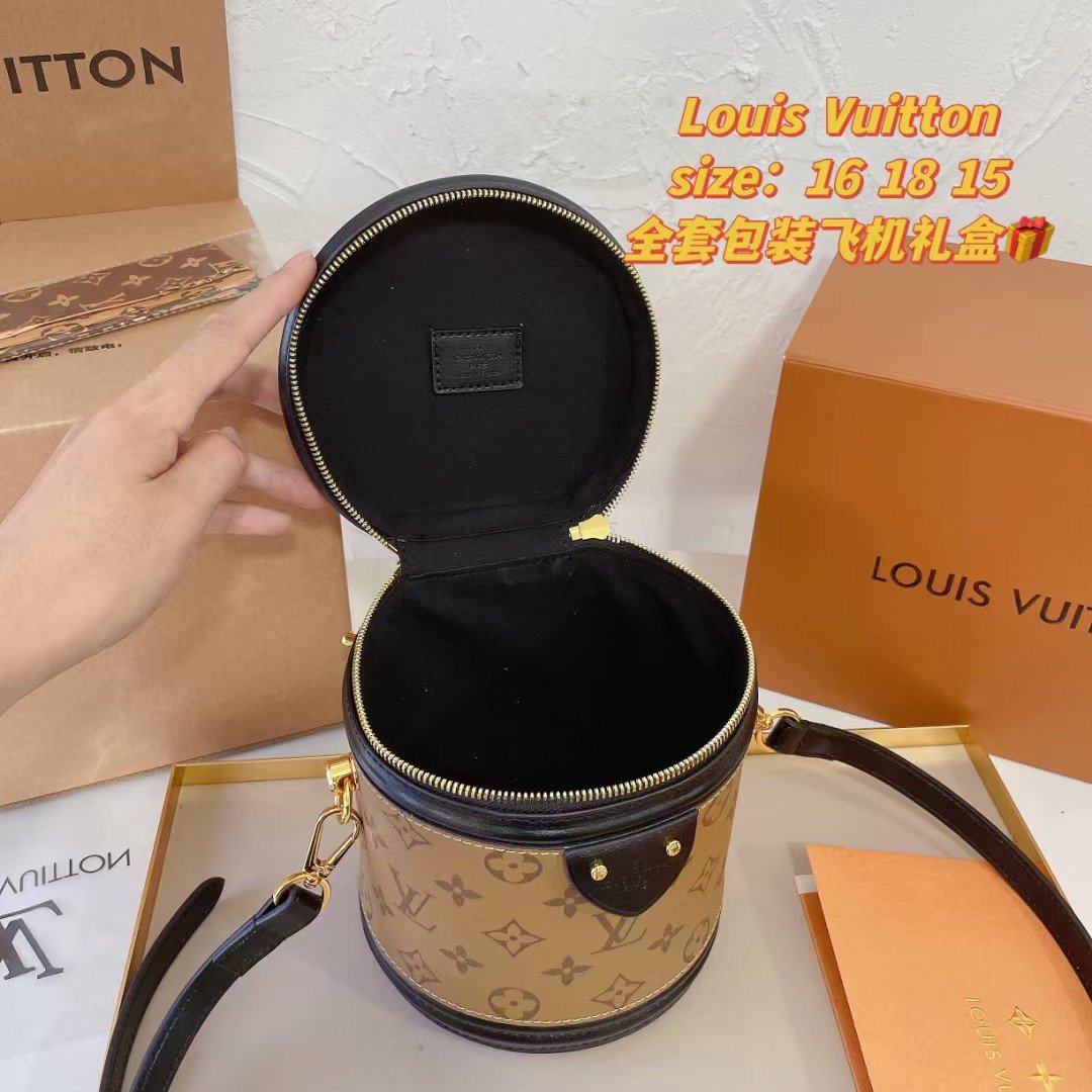 Cylinder Fortune Bucket Portable Crossbody Bag Specifications: 16*18*15cm