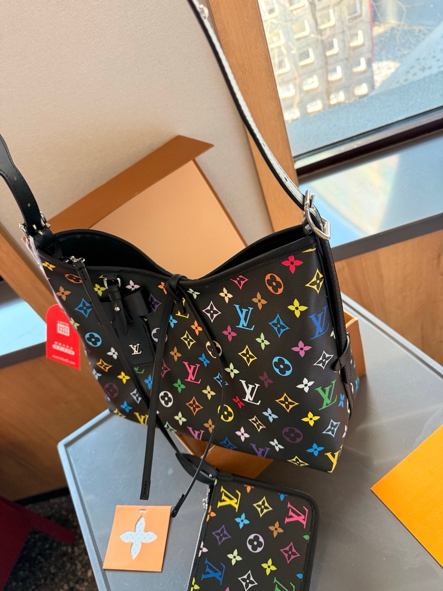 Black Sancai Shopping Bag Specification: 24*29*12