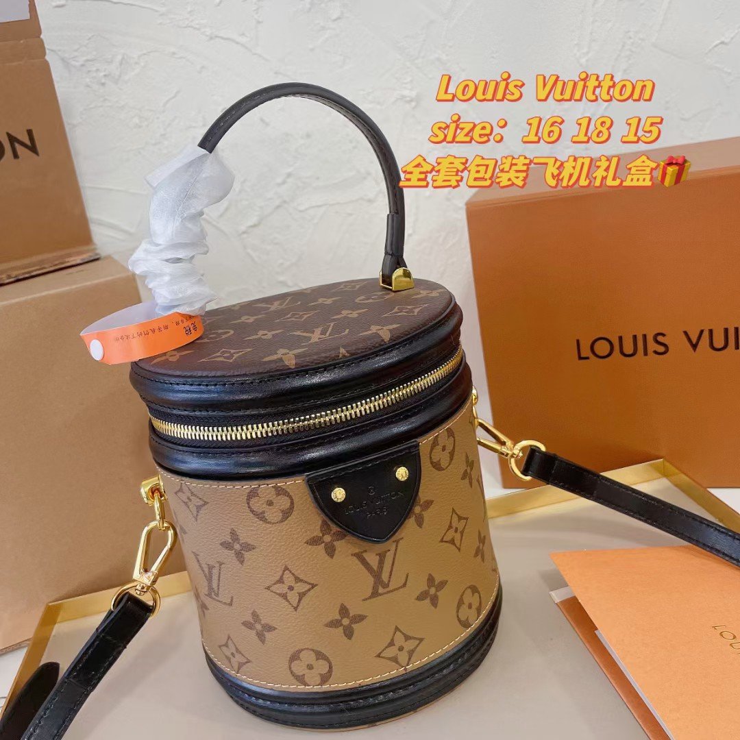 Cylinder Fortune Bucket Portable Crossbody Bag Specifications: 16*18*15cm