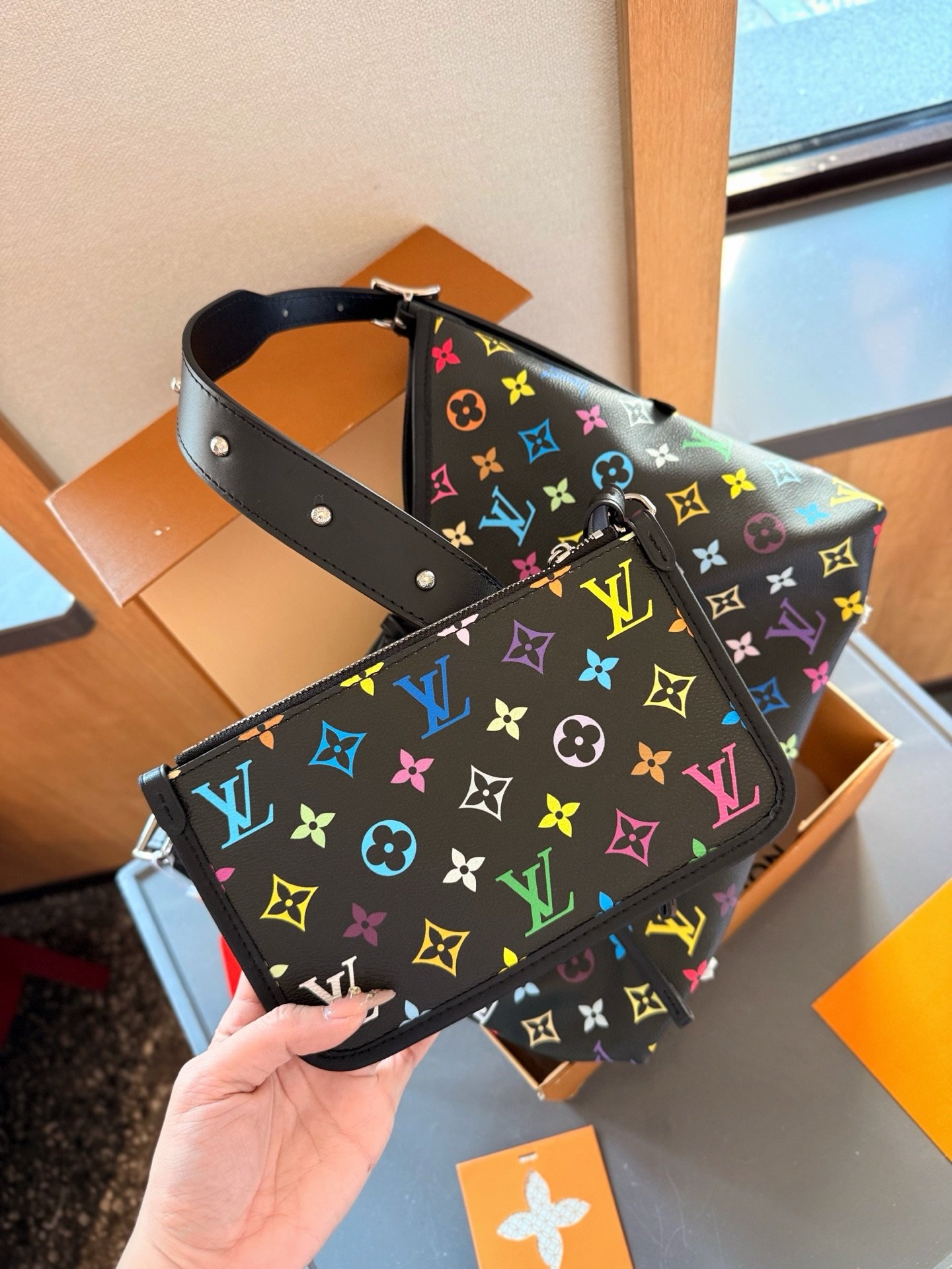 Black Sancai Shopping Bag Specification: 24*29*12