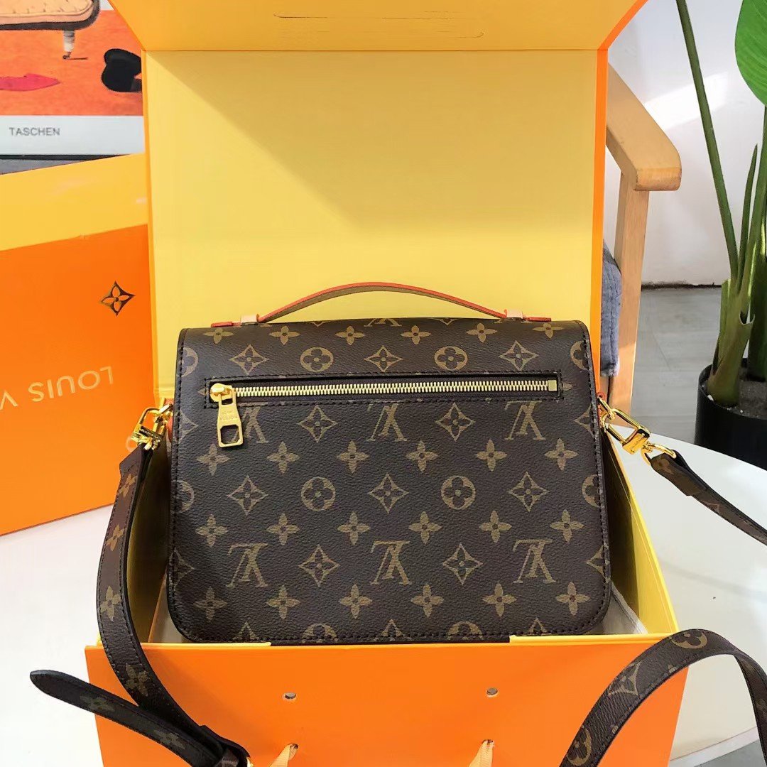 Color-blocked messenger bag shoulder crossbody bag Specifications: 25*19*10CM