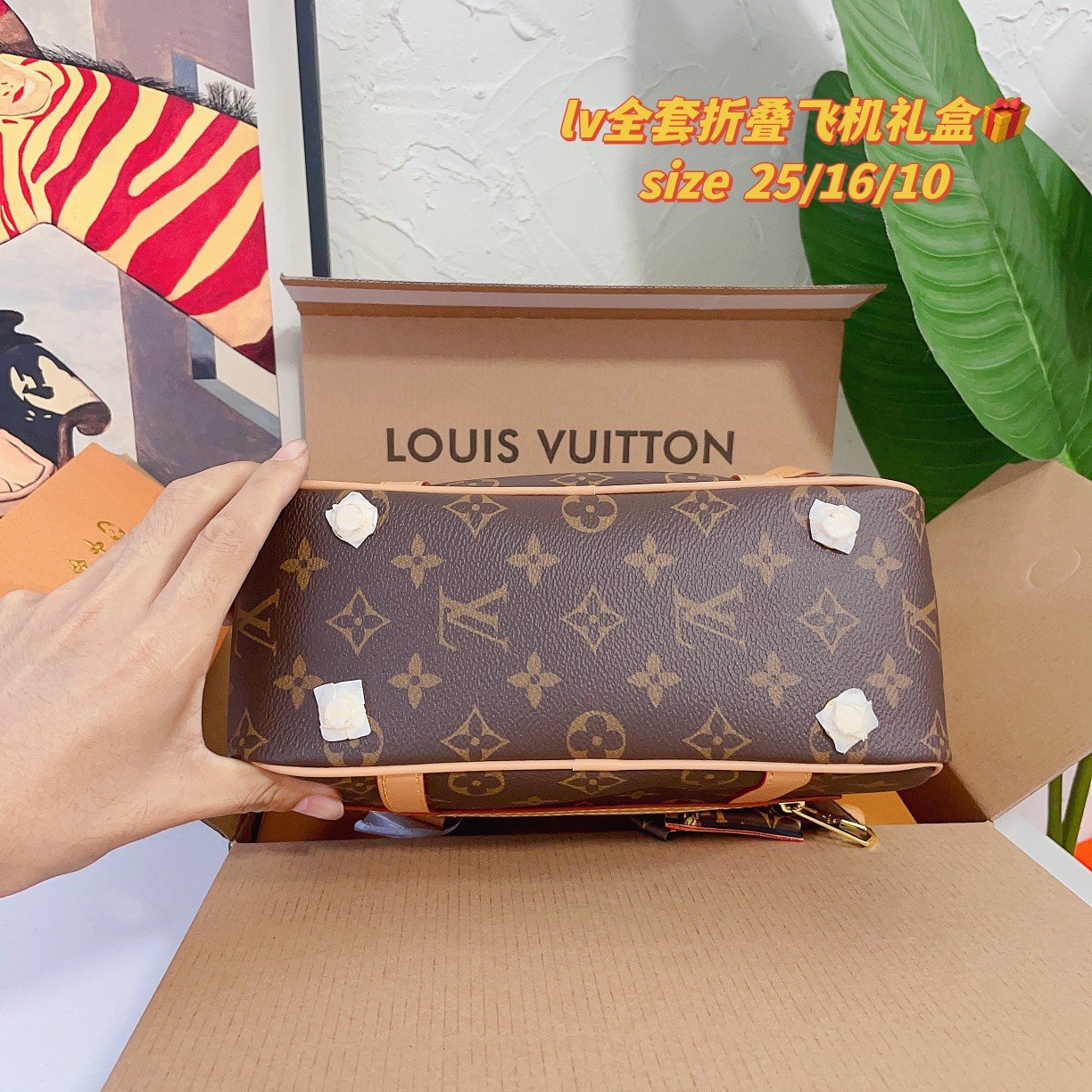 Changing bag tote bag size: 25*16*10cm