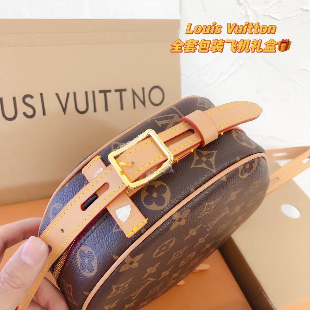 Round cake one-shoulder crossbody women's bag Specifications: 21*20*7cm