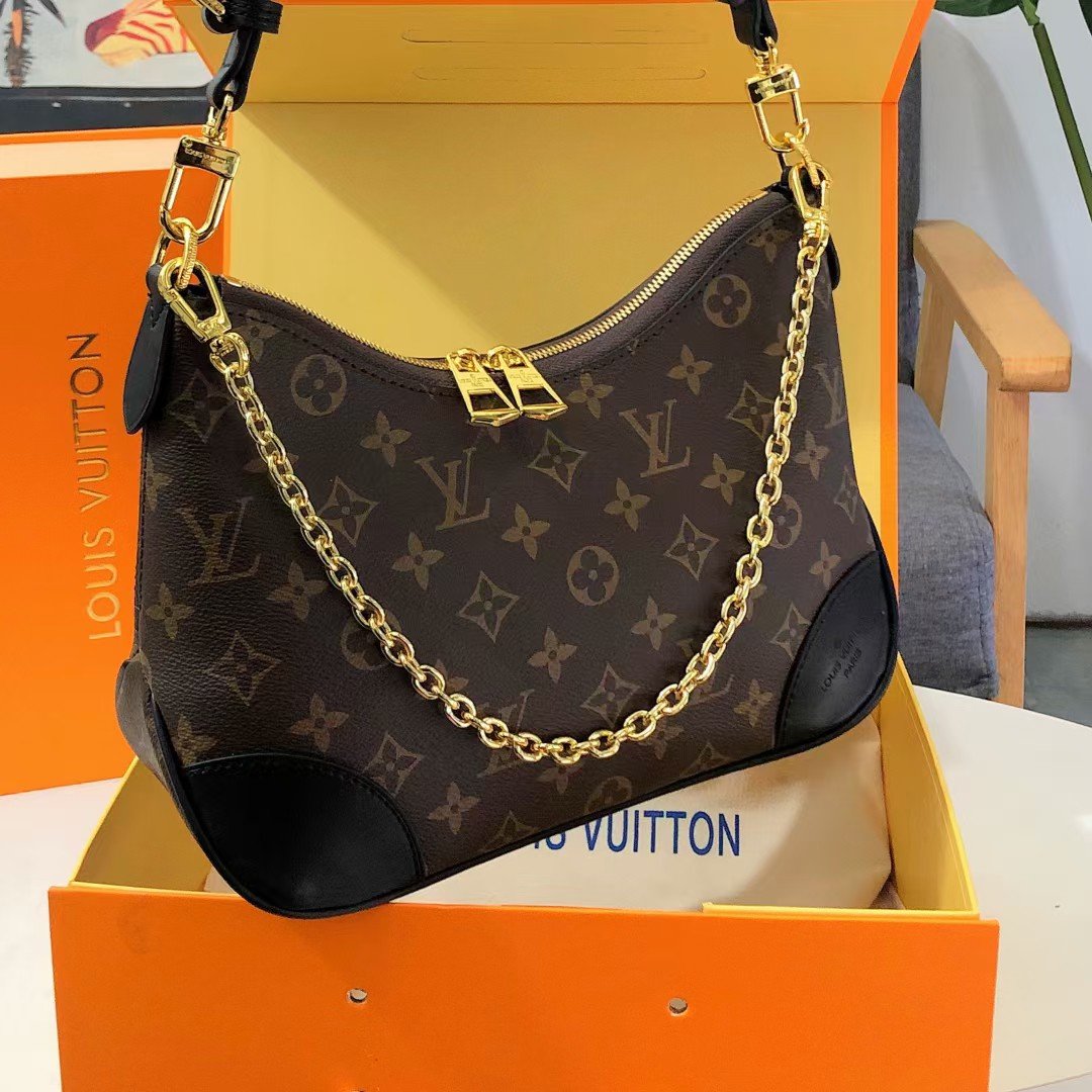 Old-fashioned croissant chain shoulder crossbody armpit bag Specifications: 27*16*10 ...