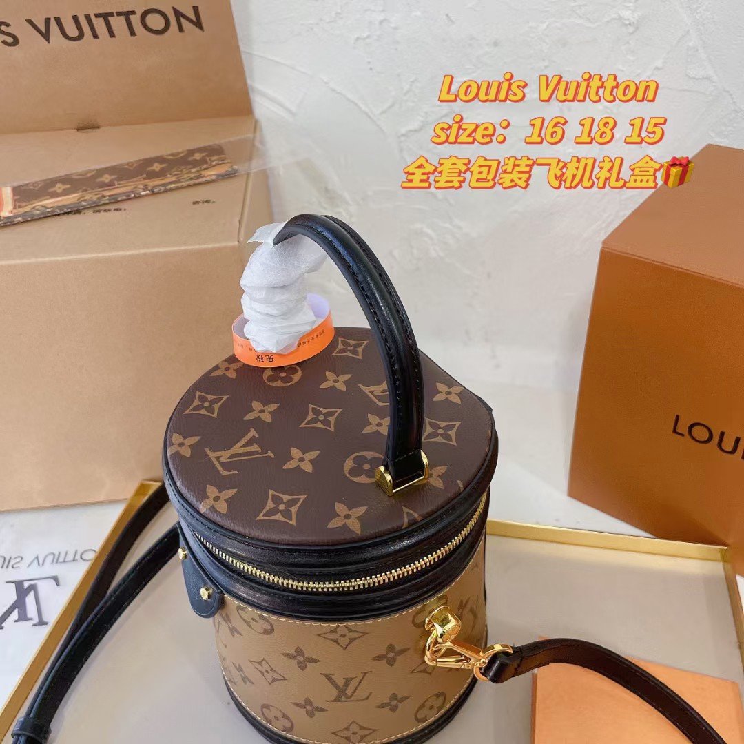 Cylinder Fortune Bucket Portable Crossbody Bag Specifications: 16*18*15cm