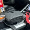 Crossbody Chest Bag Men's Black Embossed Size 18.5/11/6.5cmp