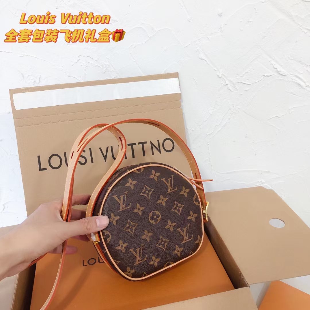 Round cake one-shoulder crossbody women's bag Specifications: 21*20*7cm