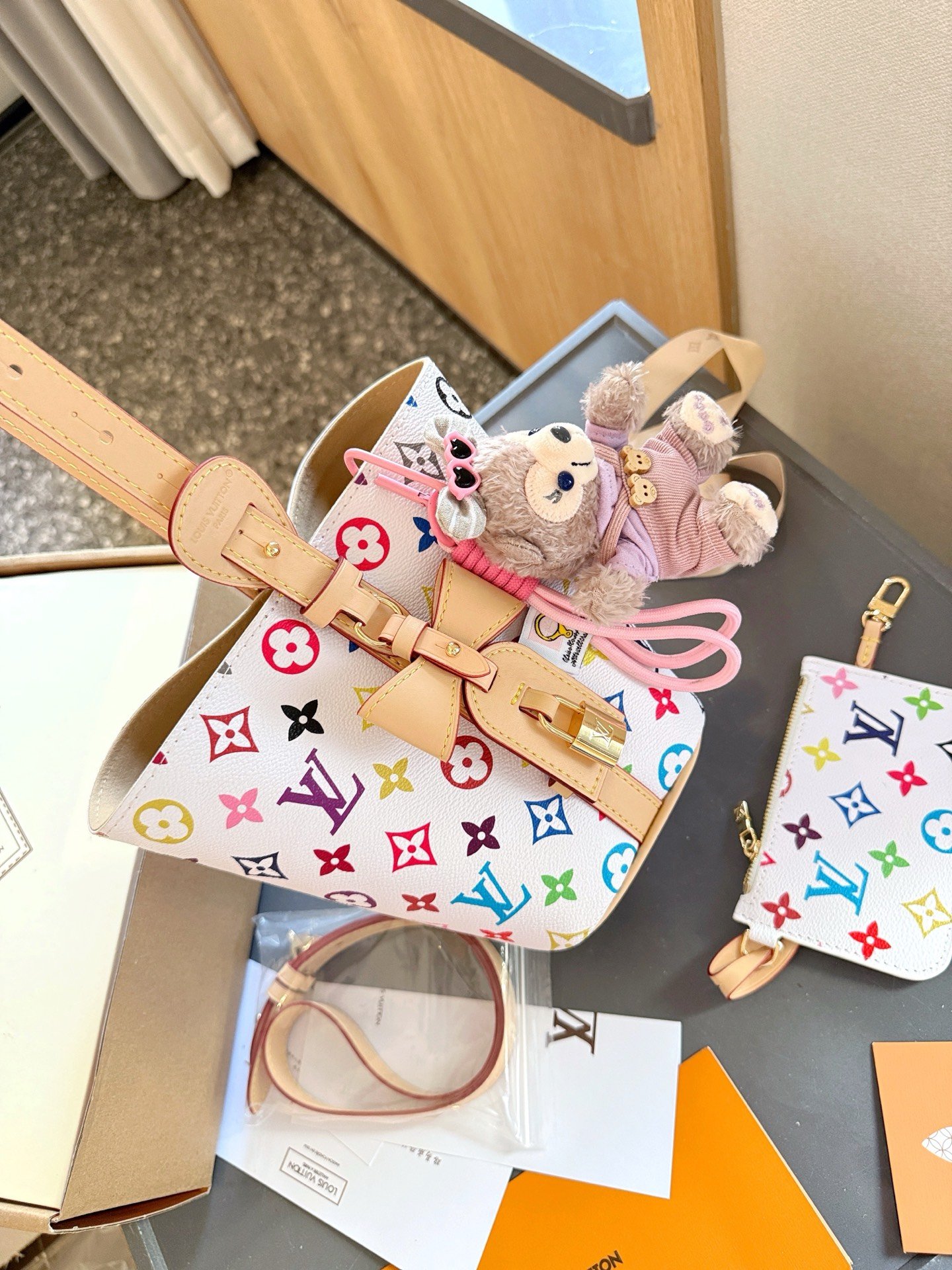 Three-color handbag shoulder bag ...