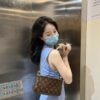 One-shoulder hand-held armpit bag coin purse Specification: 23*13*3 ...