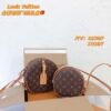 Round cake one-shoulder crossbody women's bag Specifications: 21*20*7cm